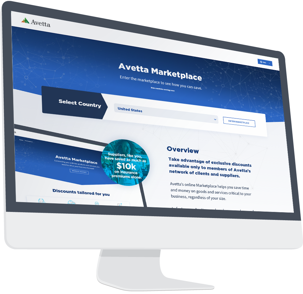 Avetta Marketplace Interface image